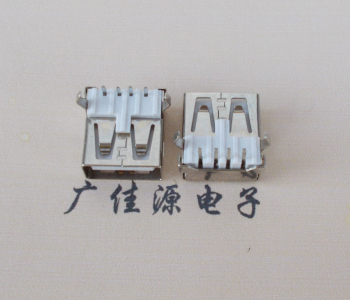 镇江USB AF母座 LCP 耐高温250度280度 环保白胶芯