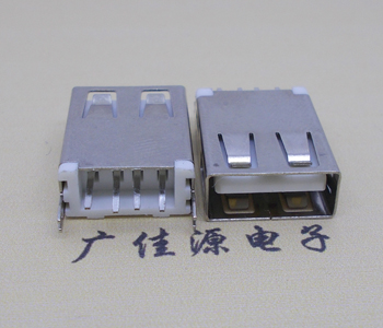 镇江USB AF立式 直插 加长款17.5MM 大电流3A插座
