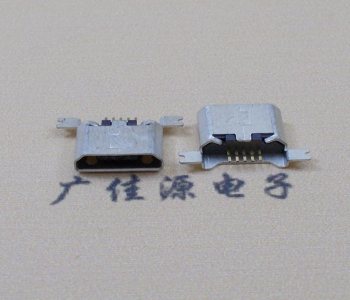 镇江MK USB B Type 沉板0.9母座后两脚SMT口不卷边