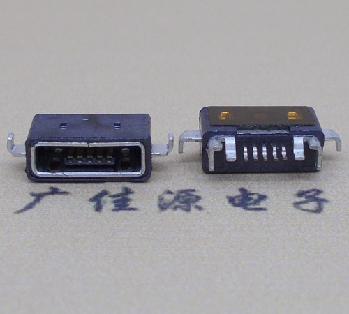 镇江MICRO USB防水AB型口母头3D图纸封装