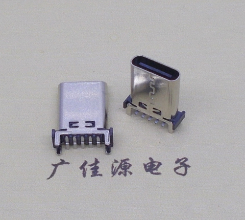 镇江type c10p母座直立式贴板H=13.10、13.70、15.0mm支持快充、数据传输