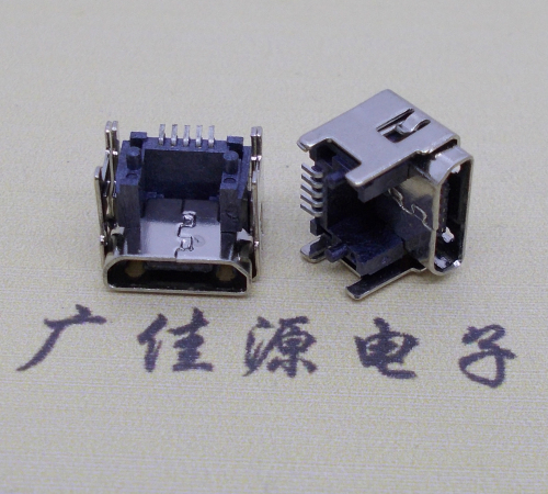 镇江MICRO USB5pin加高母座 垫高1.55/2.5/3.04/4.45尺寸接口